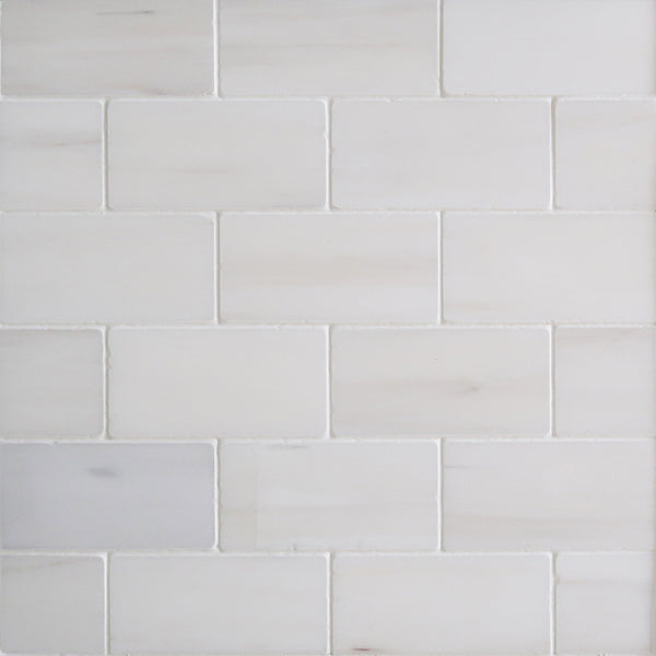 2"x4" Blanc tumbled