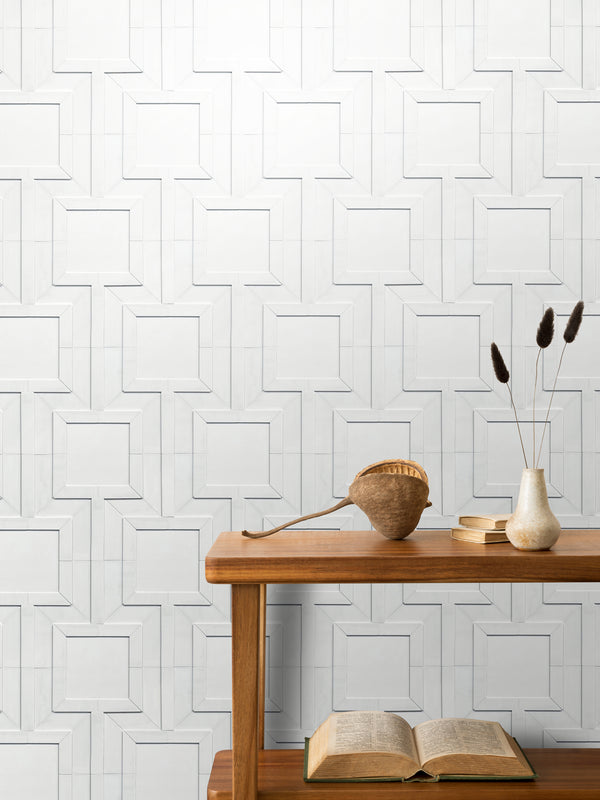 Meander Small Dimensional Blanc